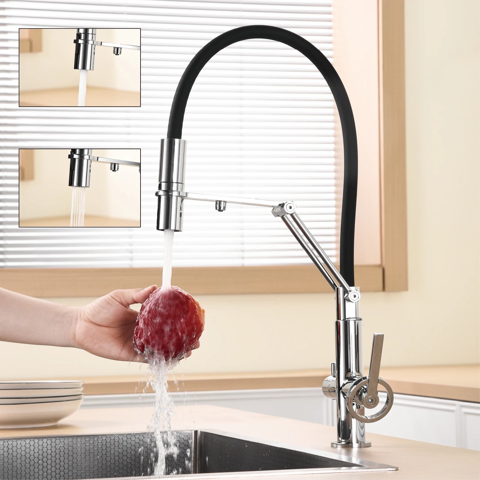 Mitigeur de Cuisine Design Col de Cygne