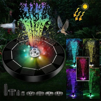 Fontaine Solaire pour Bassin LED 3,5W 18CM Diamètre