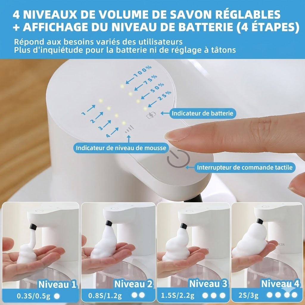 Distributeur Savon Électrique Salle de Bain