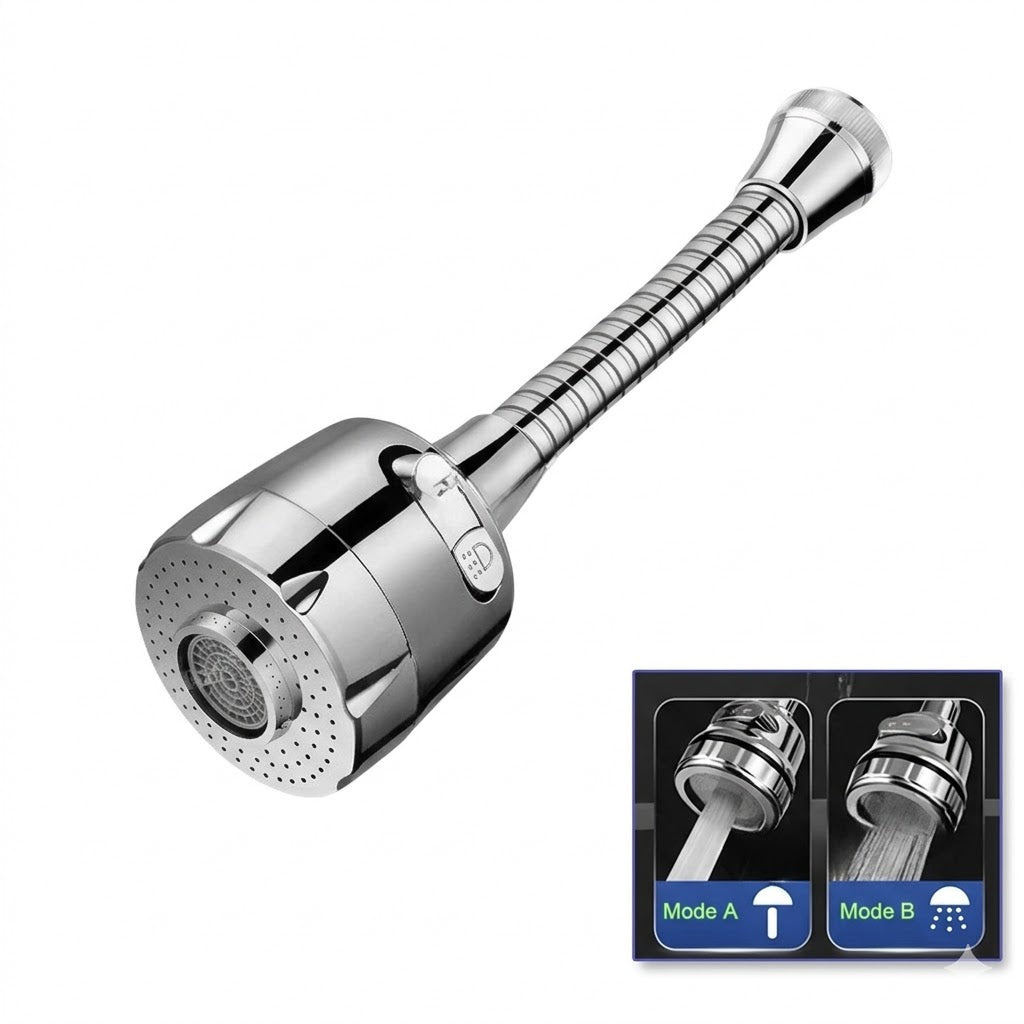 Douchette Flexible Orientable 360° pour Robinet