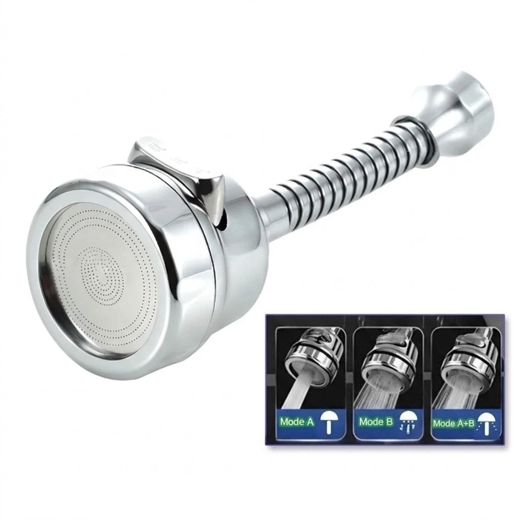 Douchette Flexible Orientable 360° pour Robinet