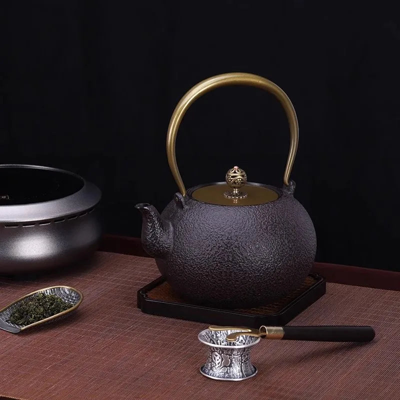 Théière Japonaise 1.2L en Fonte Tetsubin