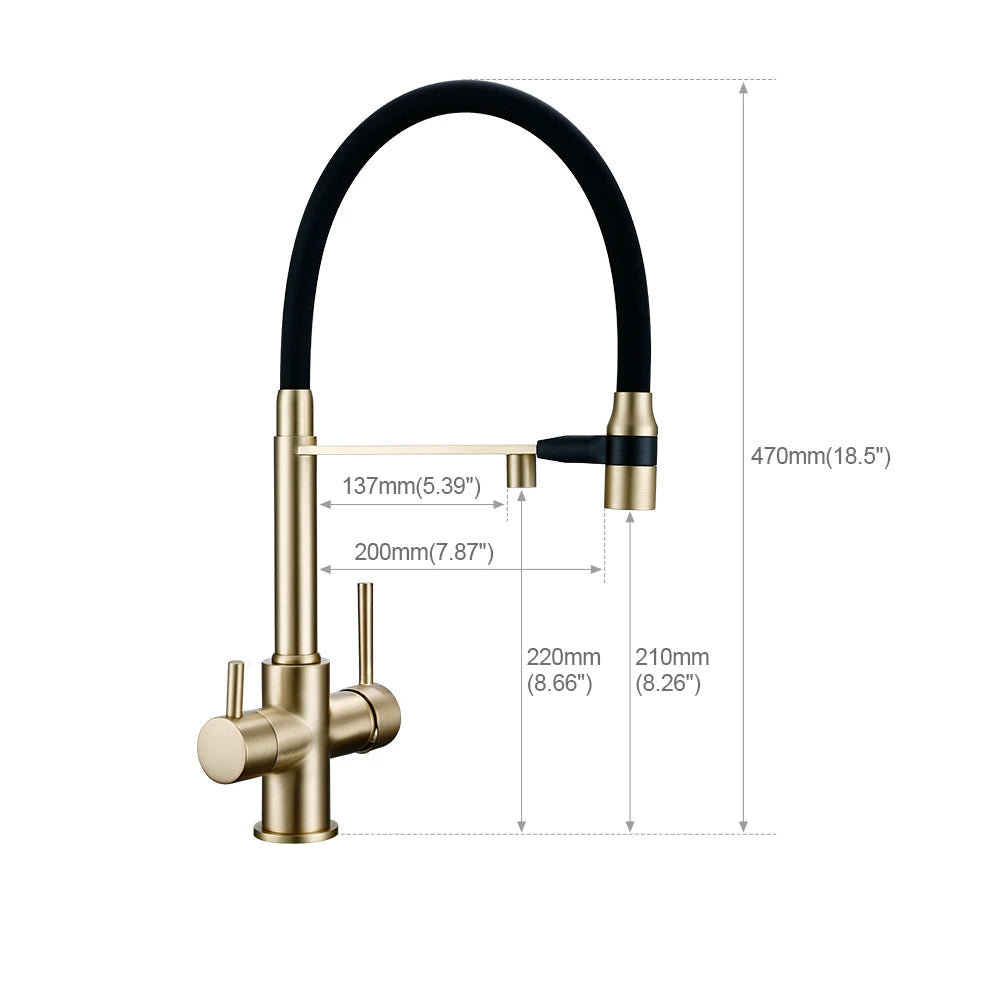 Robinet Cuisine Légèrement Flexible