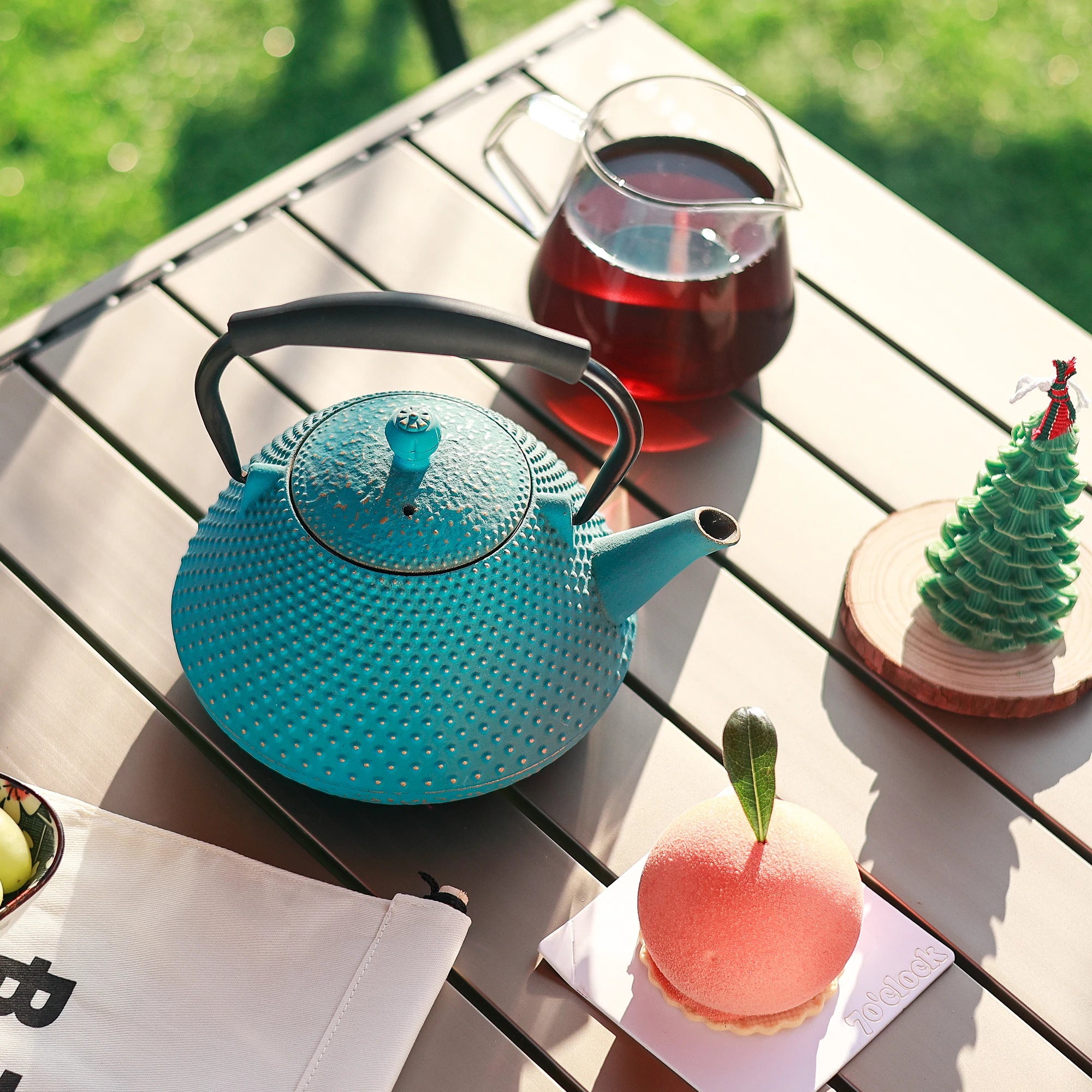 Théière Traditionnelle en Fonte Émaillée 800ML