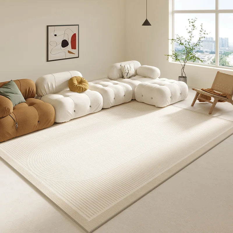 Tapis Moderne Géométrique Lignes Continues