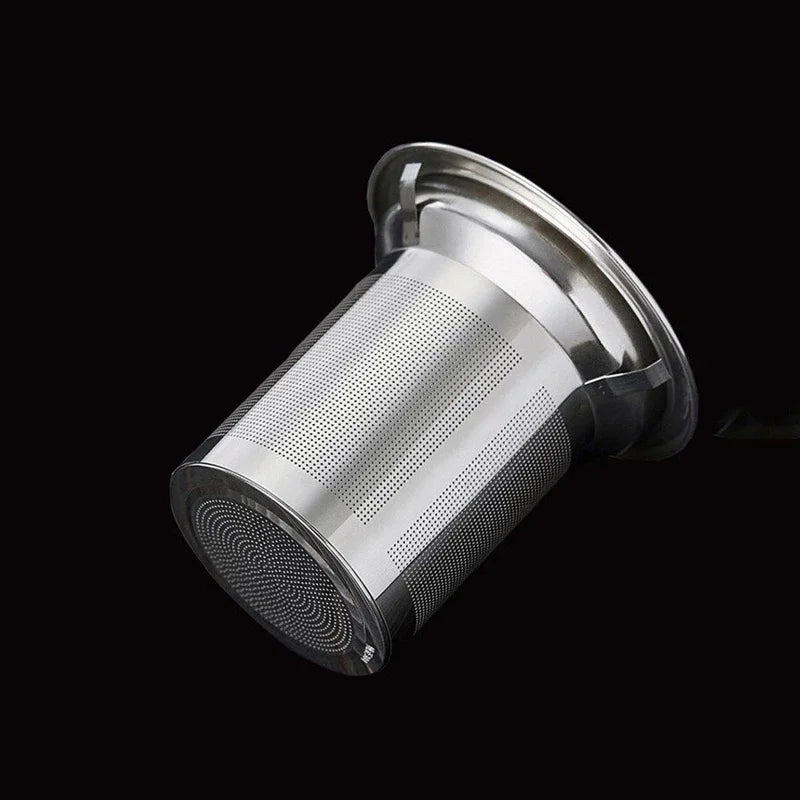 Théière en Verre Borosilicate avec Infuseur Design Cubique