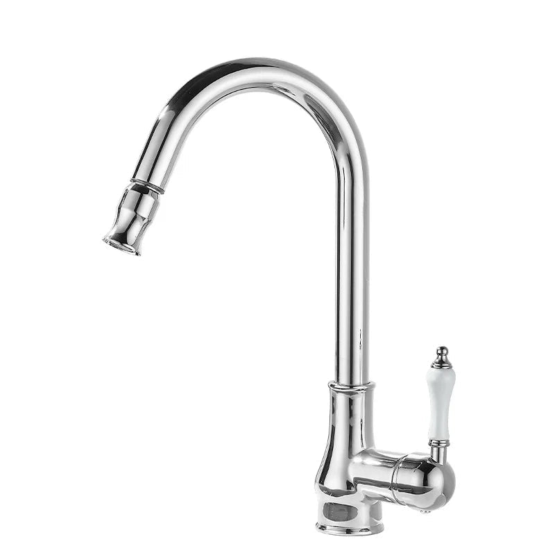 Robinet Cuisine avec Douchette Style Rétro