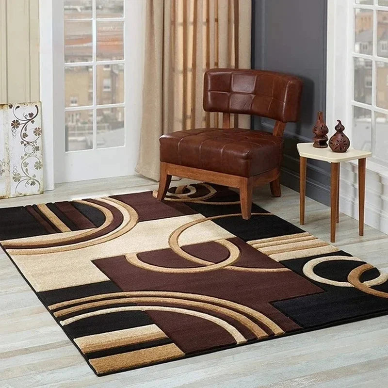 Tapis Design Géométrique Motif Ronds