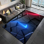 Tapis Gamer de Sol 3D Géométrique