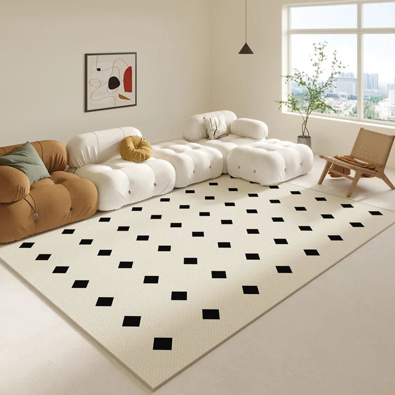 Tapis Moderne Géométrique Lignes Continues