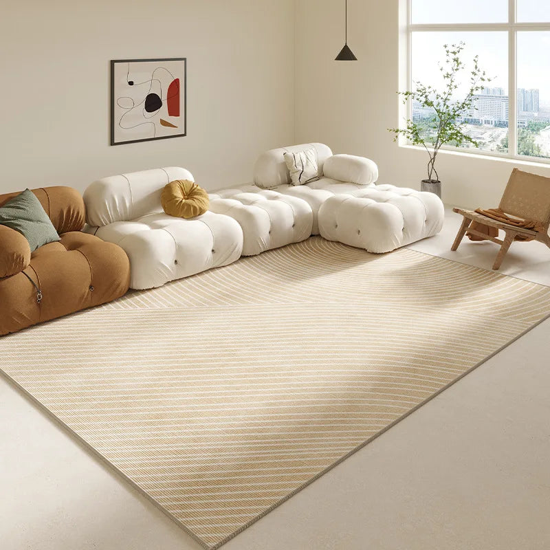 Tapis Moderne Géométrique Lignes Continues