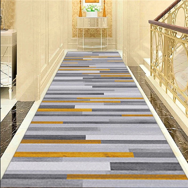 Tapis de Couloir Long Géométrique