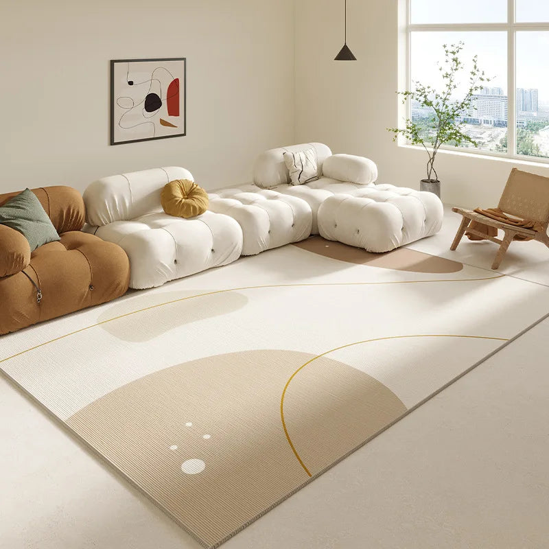 Tapis Moderne Géométrique Lignes Continues