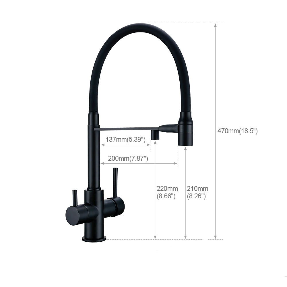 Robinet Cuisine Légèrement Flexible