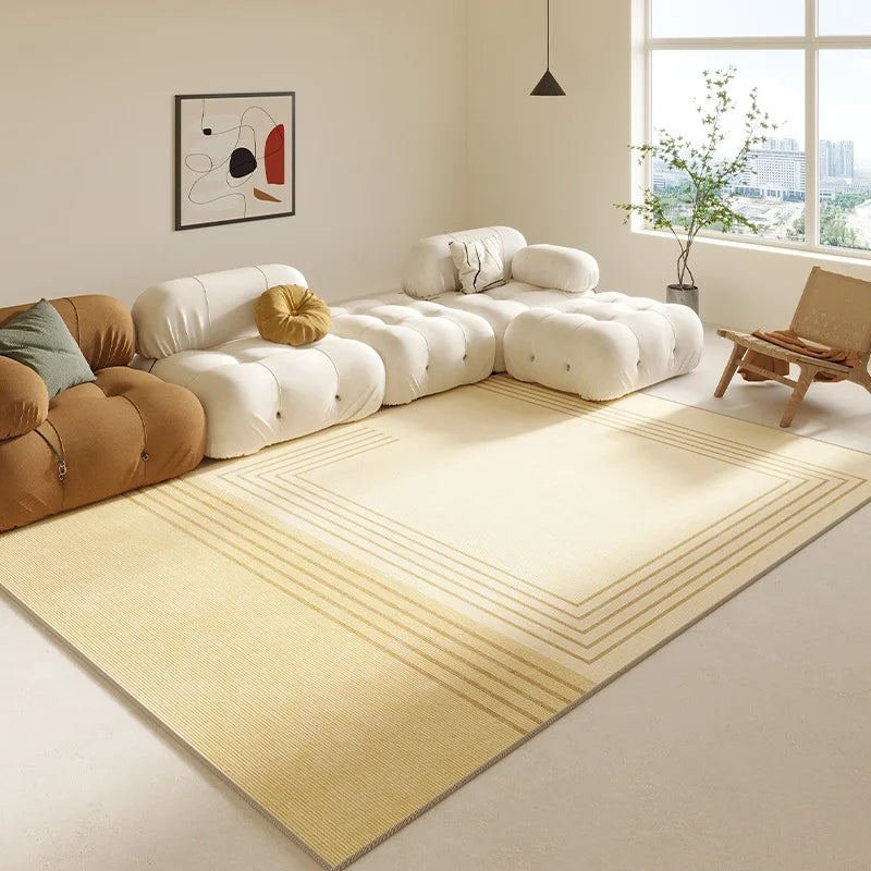 Tapis Moderne Géométrique Lignes Continues