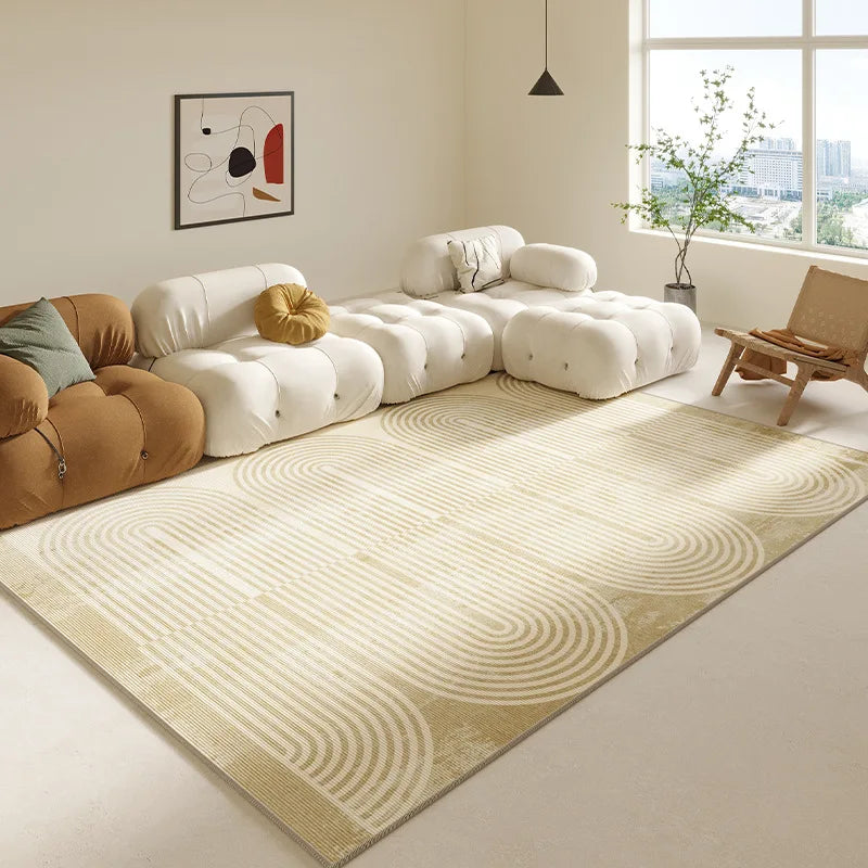 Tapis Moderne Géométrique Lignes Continues