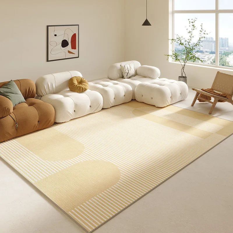 Tapis Moderne Géométrique Lignes Continues