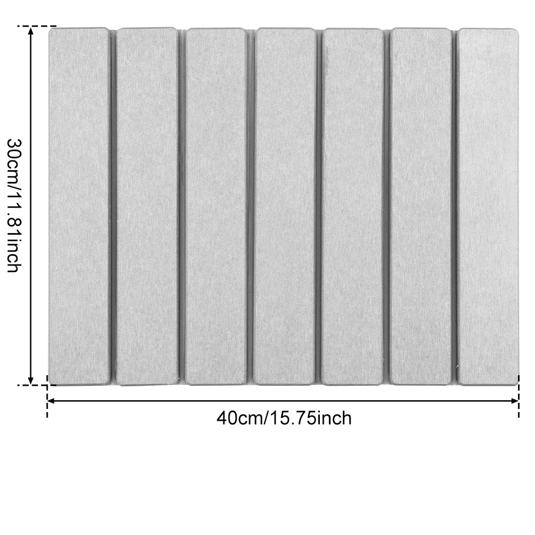 Tapis de Vaisselle Séchage Rapide en Diatomite et Caoutchouc