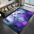 Tapis Gamer de Sol 3D Géométrique