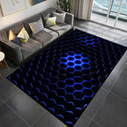 Tapis Gamer de Sol 3D Géométrique