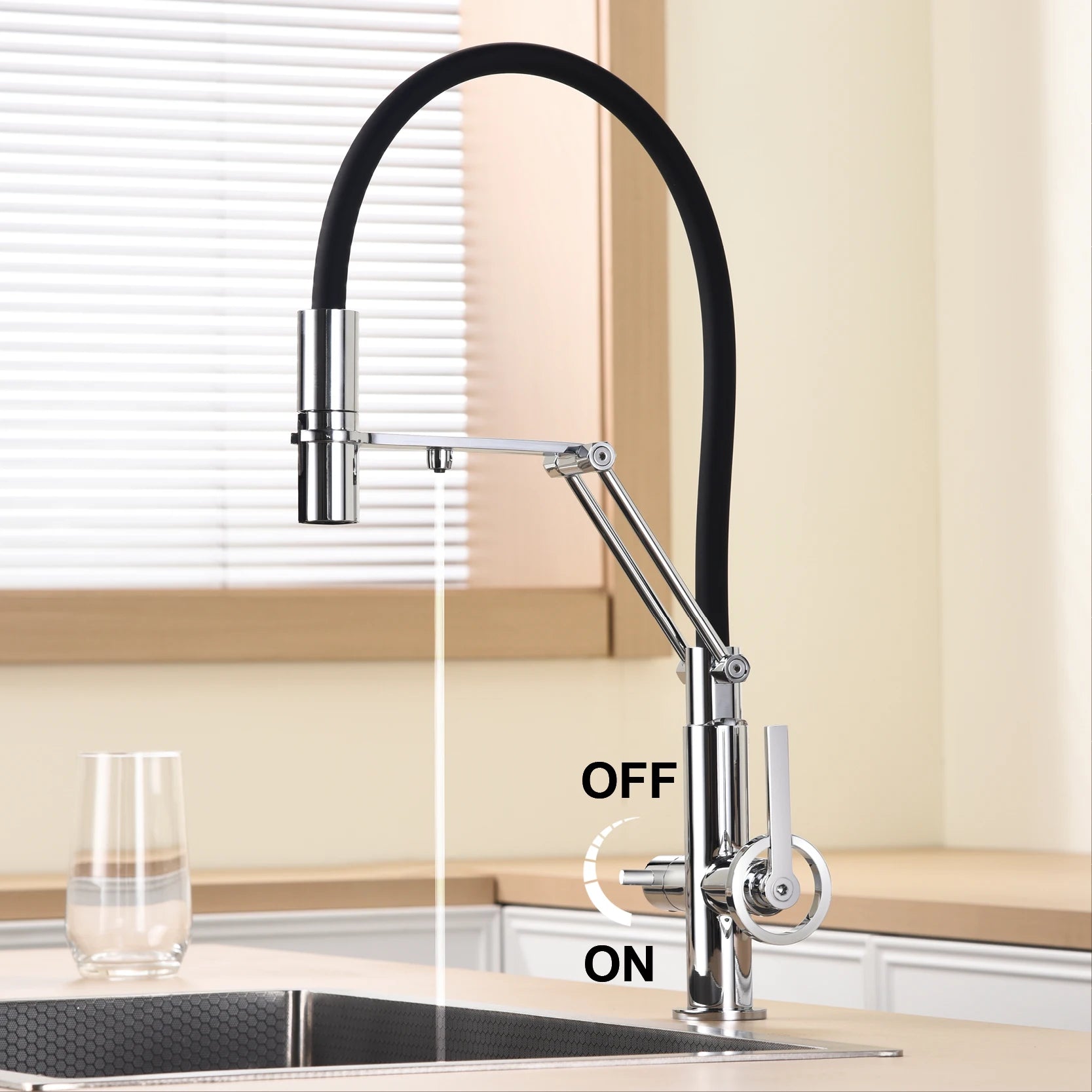 Mitigeur de Cuisine Design Col de Cygne