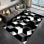 Tapis Gamer de Sol 3D Géométrique