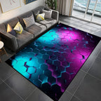 Tapis Gamer de Sol 3D Géométrique