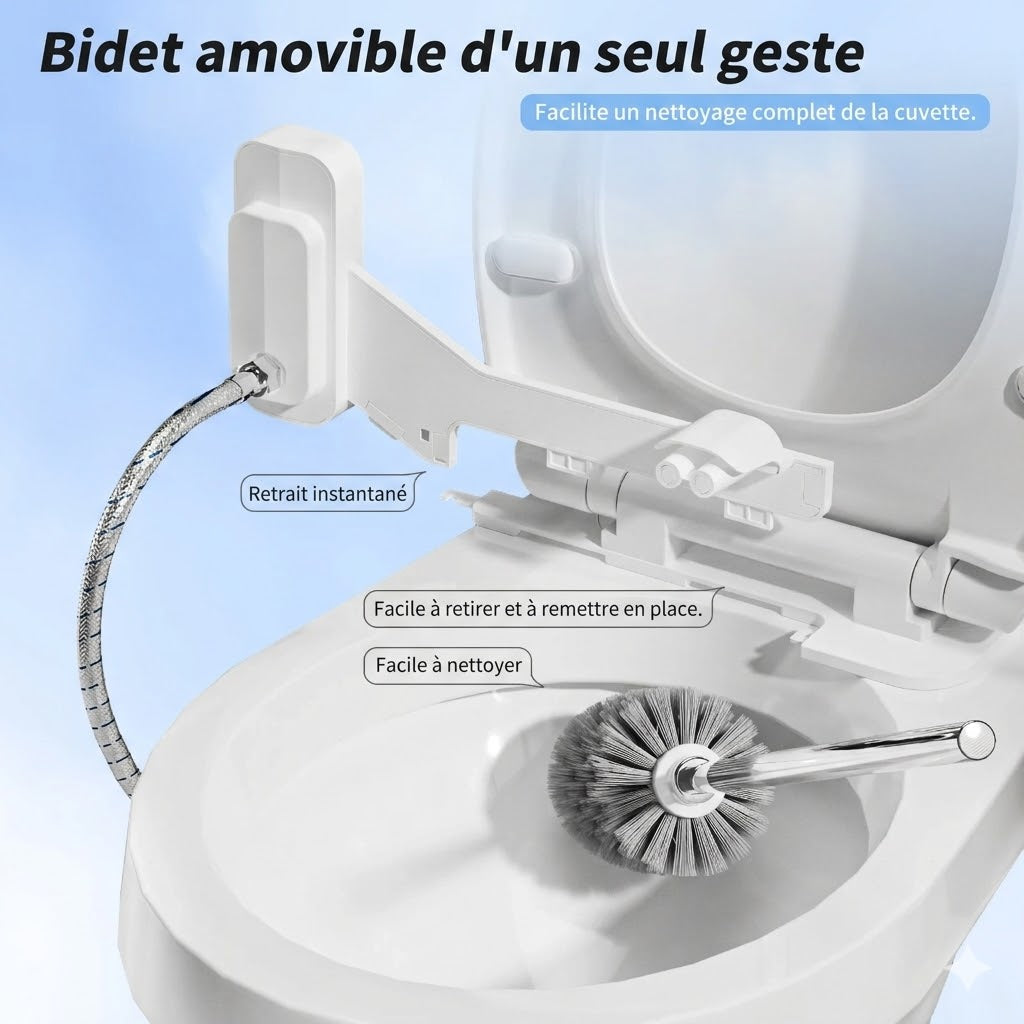 Kit Douchette Intime Auto-Nettoyante WC