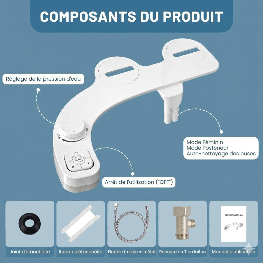 Kit Bidet pour Toilette