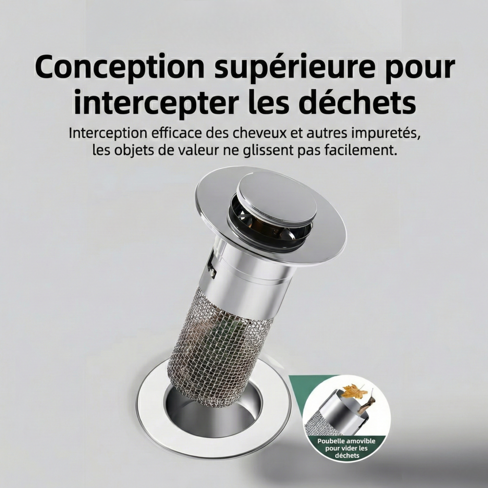 Bonde de Lavabo Clic Clac Universel