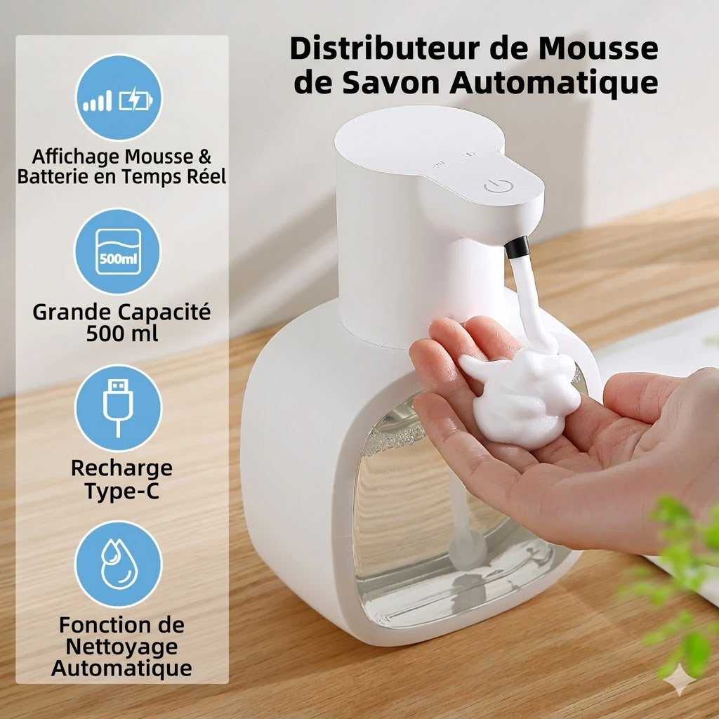Distributeur Savon Électrique Salle de Bain