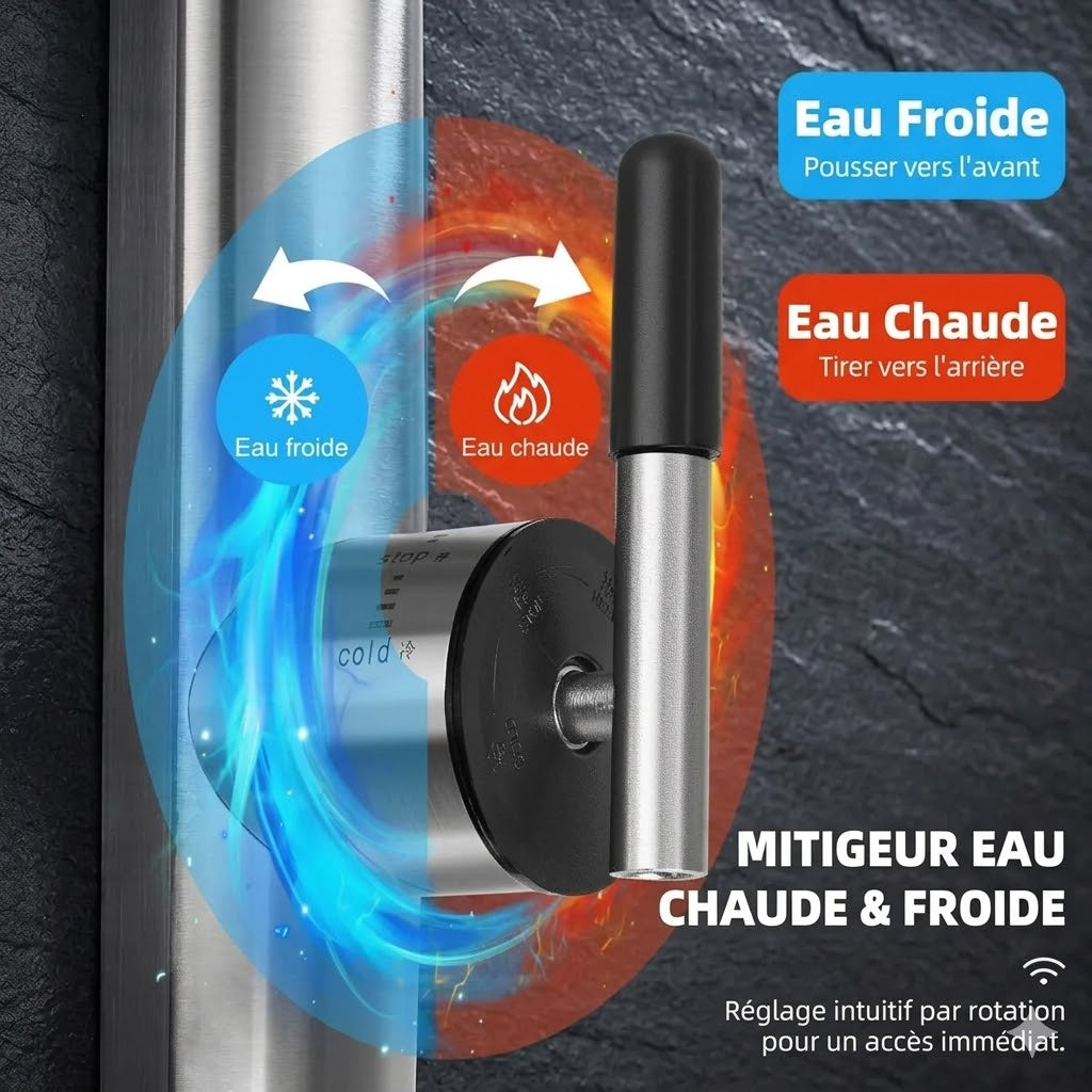 Robinet qui Chauffe l'Eau Col de Cygne