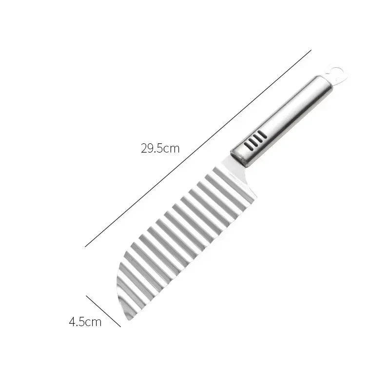 Couteau à Lame Ondulée
