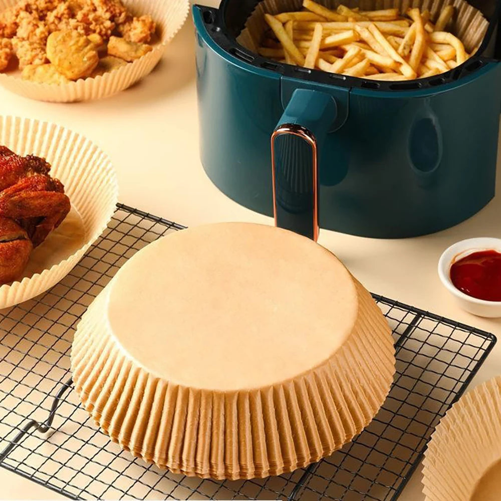 Lot de Papier Cuisson pour Air Fryer