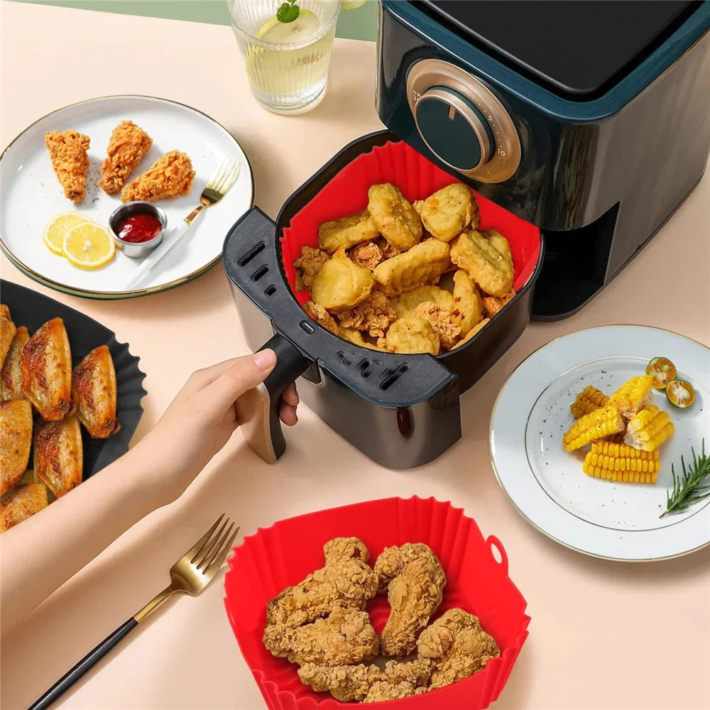 Moule Silicone Carré pour Air Fryer