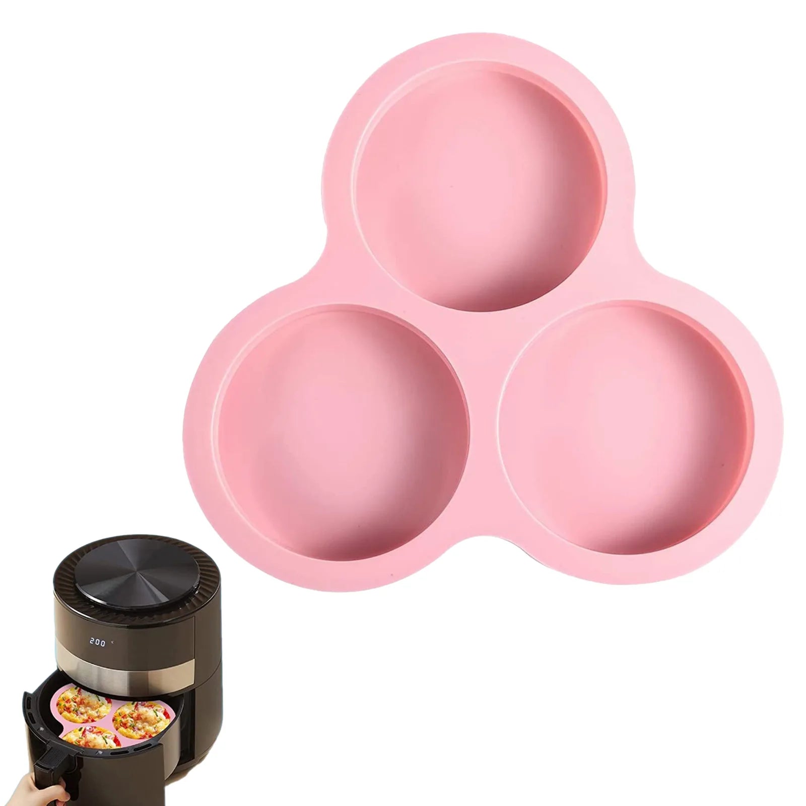 Moule Rond en Silicone Air Fryer
