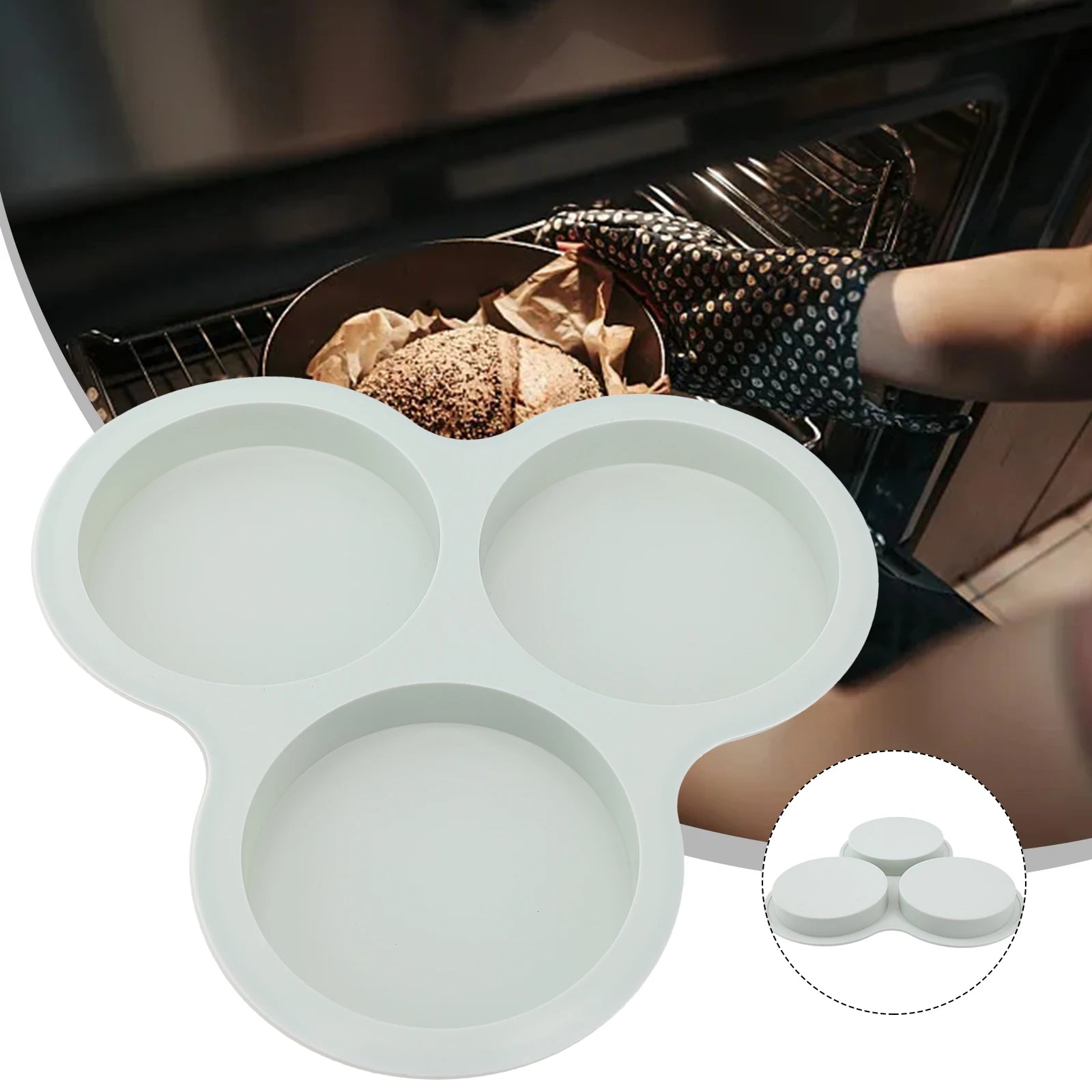 Moule Rond en Silicone Air Fryer