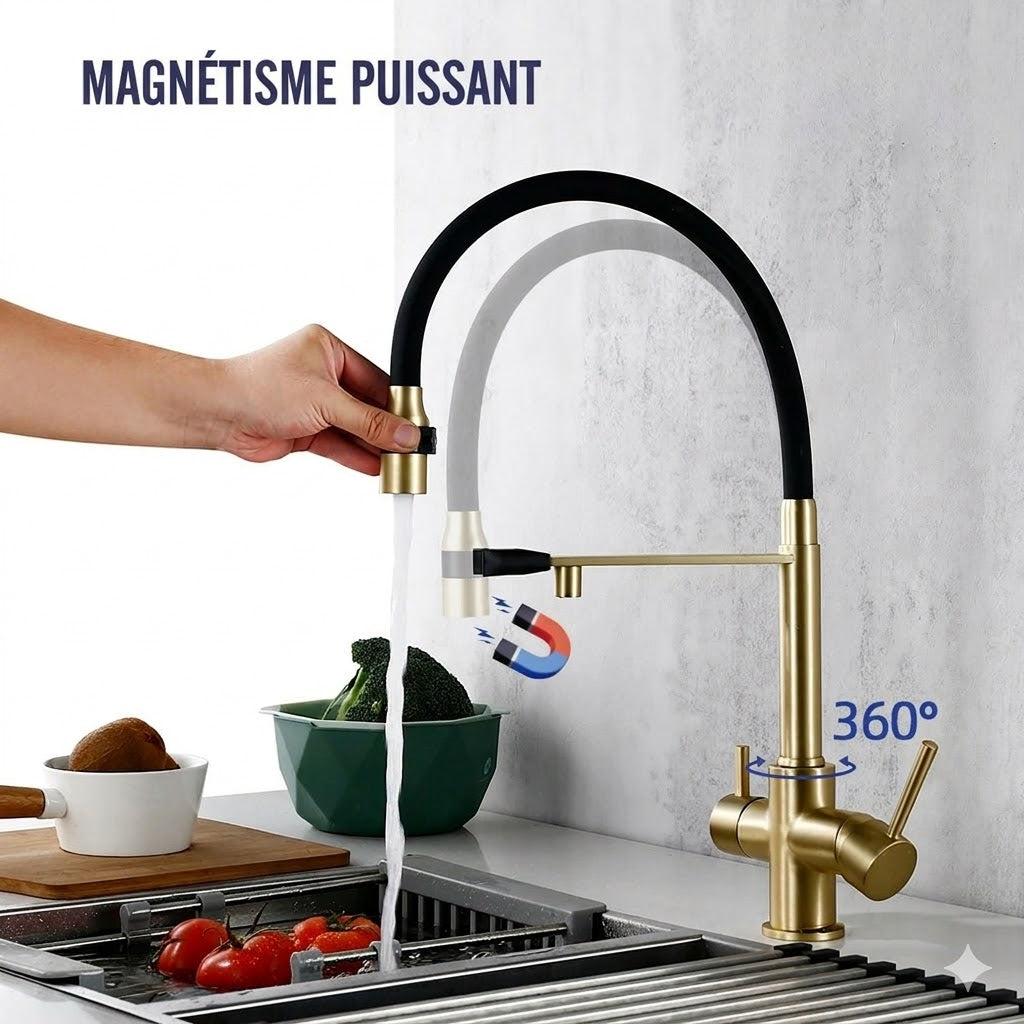 Robinet Cuisine Légèrement Flexible