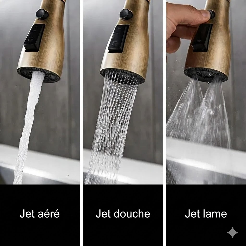 Mitigeur Cuisine Style Rétro