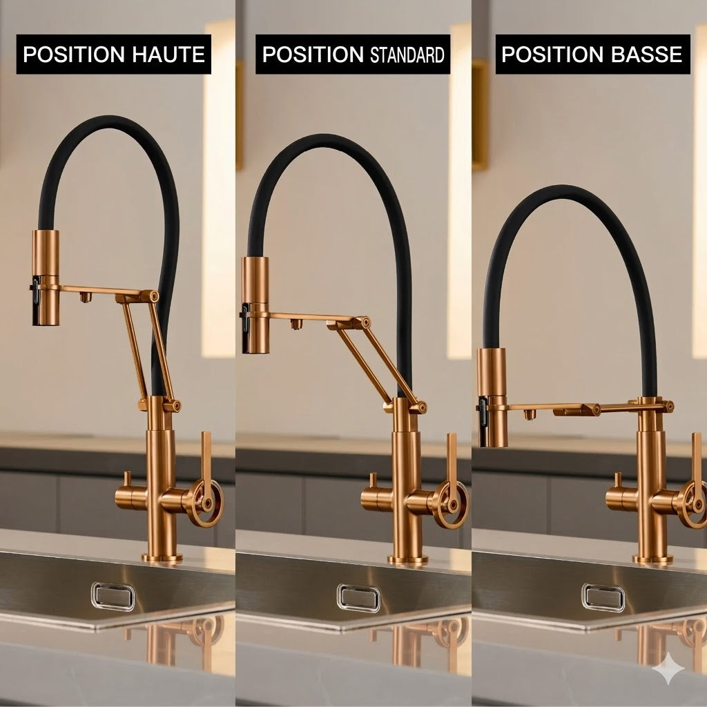 Mitigeur de Cuisine Design Col de Cygne