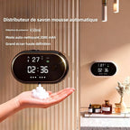 Distributeur Savon Automatique Mural avec Écran Digital